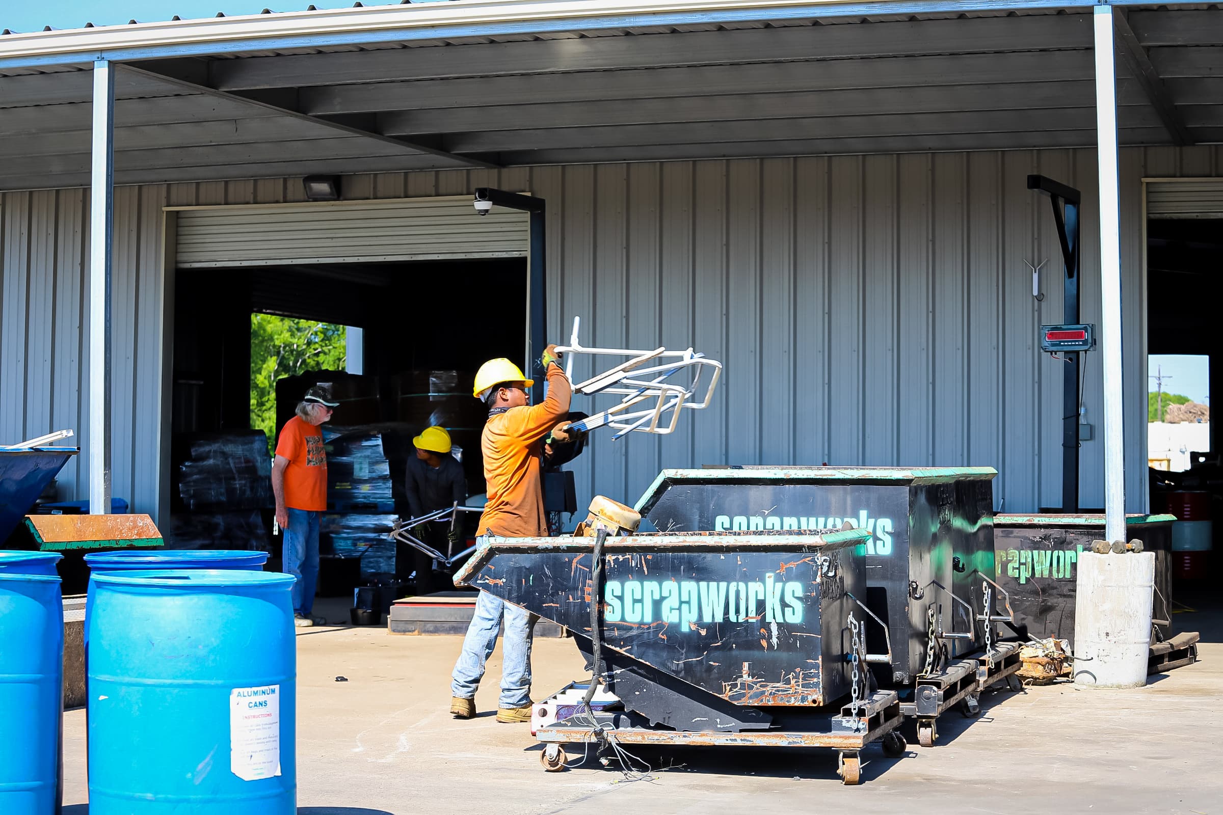 Non-ferrous sorting at Port Arthur Recycling